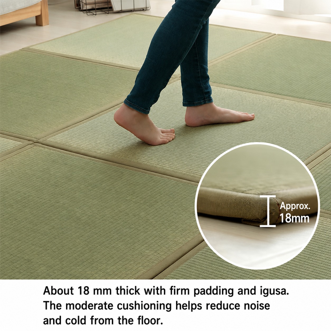 Anti-mite tatami mat Comfortable felt filling