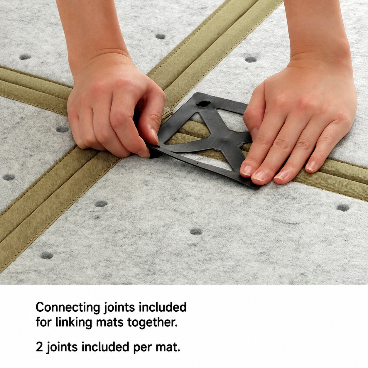 Anti-mite tatami mat Includes connecting joints