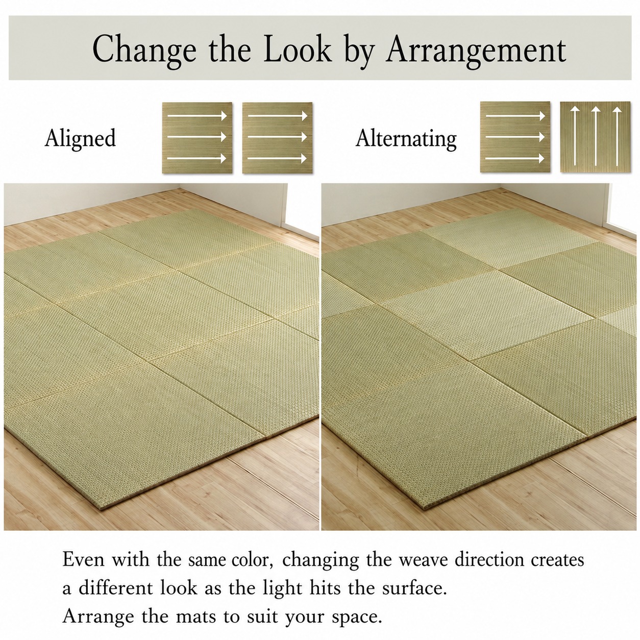 Neral tatami mat Easy-to-arrange unit tatami