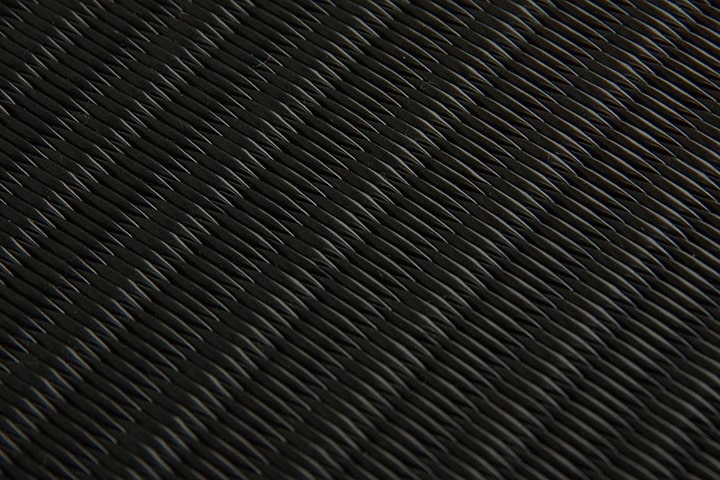 Trim Black weave texture