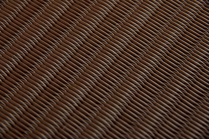 Trim Brown weave texture