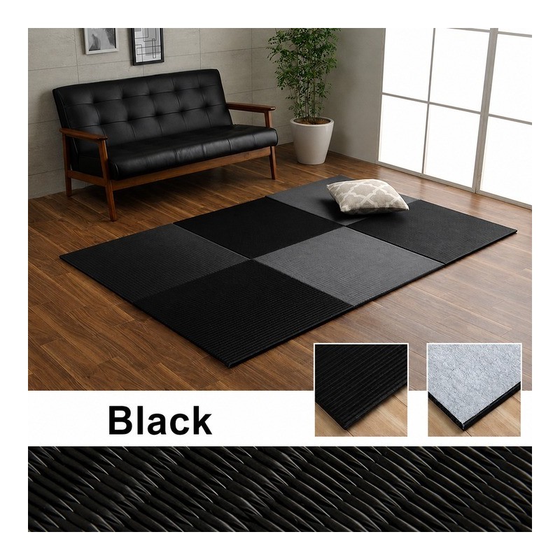Trim tatami mat 70×70cm / 1 mat / Black