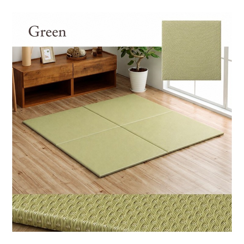 Misa tatami mat 70×70×2cm / 1 mat / Green