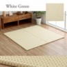 Misa tatami mat 70×70×2cm / 1 mat / White Green