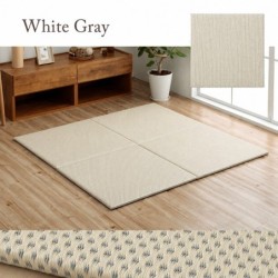 Misa tatami mat 70×70×2cm / 1 mat / White Gray