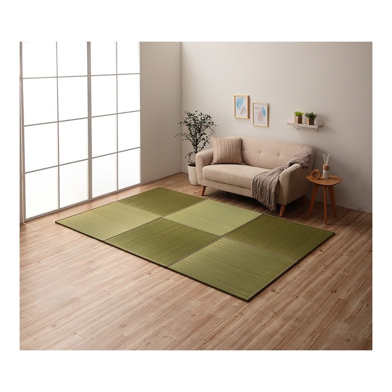 Rakkal tatami mat 82×82cm / 4 mats / Green