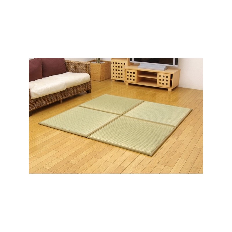 Fukkura Pico tatami mat 82×82×2.2cm / 4 mats / Beige