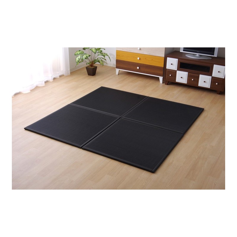 Squash tatami mat 82×82×1.7cm / 1 mat / Black