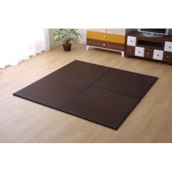 Squash tatami mat 82×82×1.7cm / 1 mat / Brown