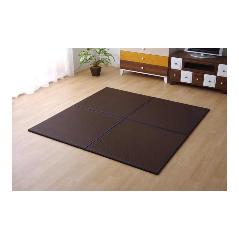 Squash tatami mat 82×82×1.7cm / 1 mat / Brown