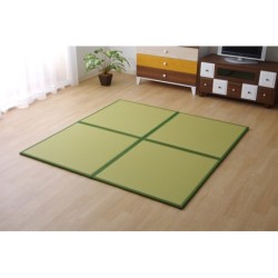 Squash tatami mat 67×67×1.7cm / 4 mats / Green